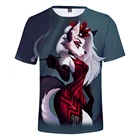 Детская футболка Helluva Boss 3D футболки летний Стиль преппи мужская женская уличная одежда футболка Молодежная Ретро инновационный стиль панк