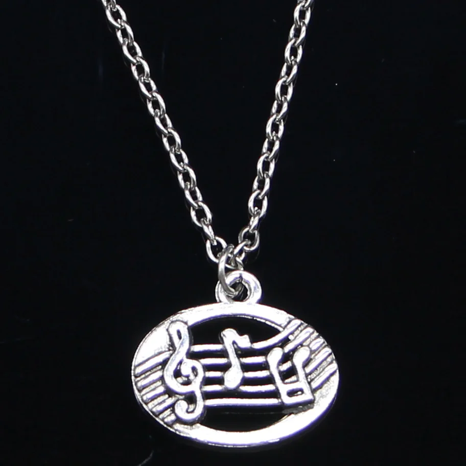 New Fashion Necklace 20x17mm musical disc Pendants Short Long Women Men Colar Gift Jewelry Choker | Украшения и аксессуары