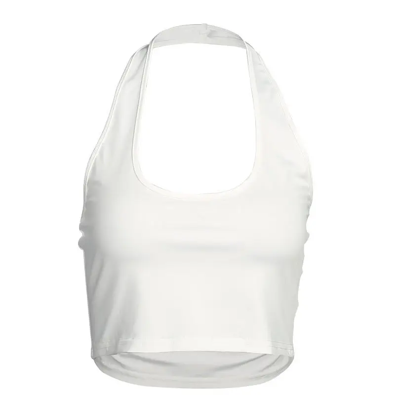 

Sexy Halter Top with Big Breasts and Big Halter, Women's Suspenders, Chestless Vest, Outer Wear, Low-cut, Bottoming, and Navel