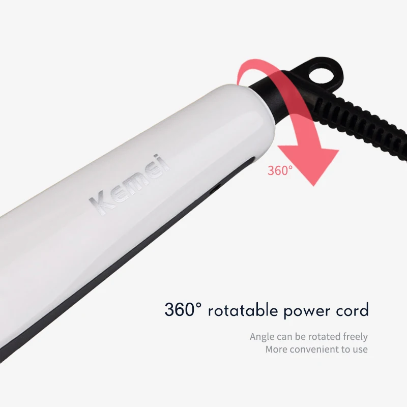 Электрический выпрямитель для волос Kemei 3 в 1 с европейской вилкой завивки и |