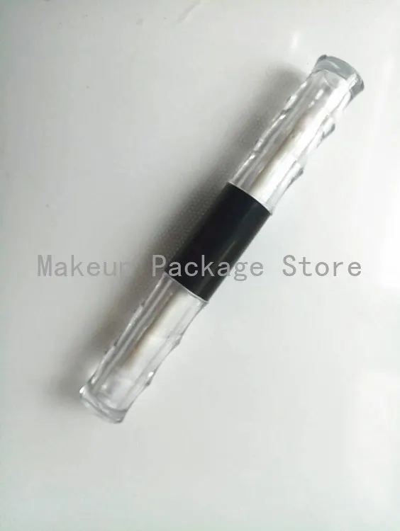 40 шт./партия 4 мл ABS пустая двойная головка трубки для блеска губ двухсторонняя