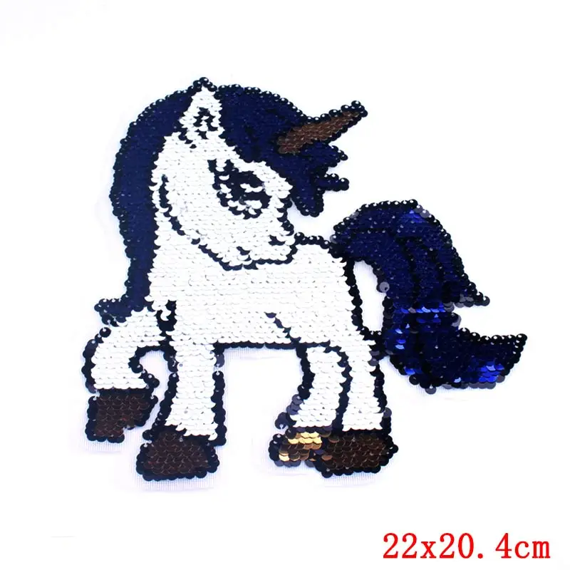 Патчи для утюга патчи полоски Детские Двусторонние блестки вышивка сделай сам