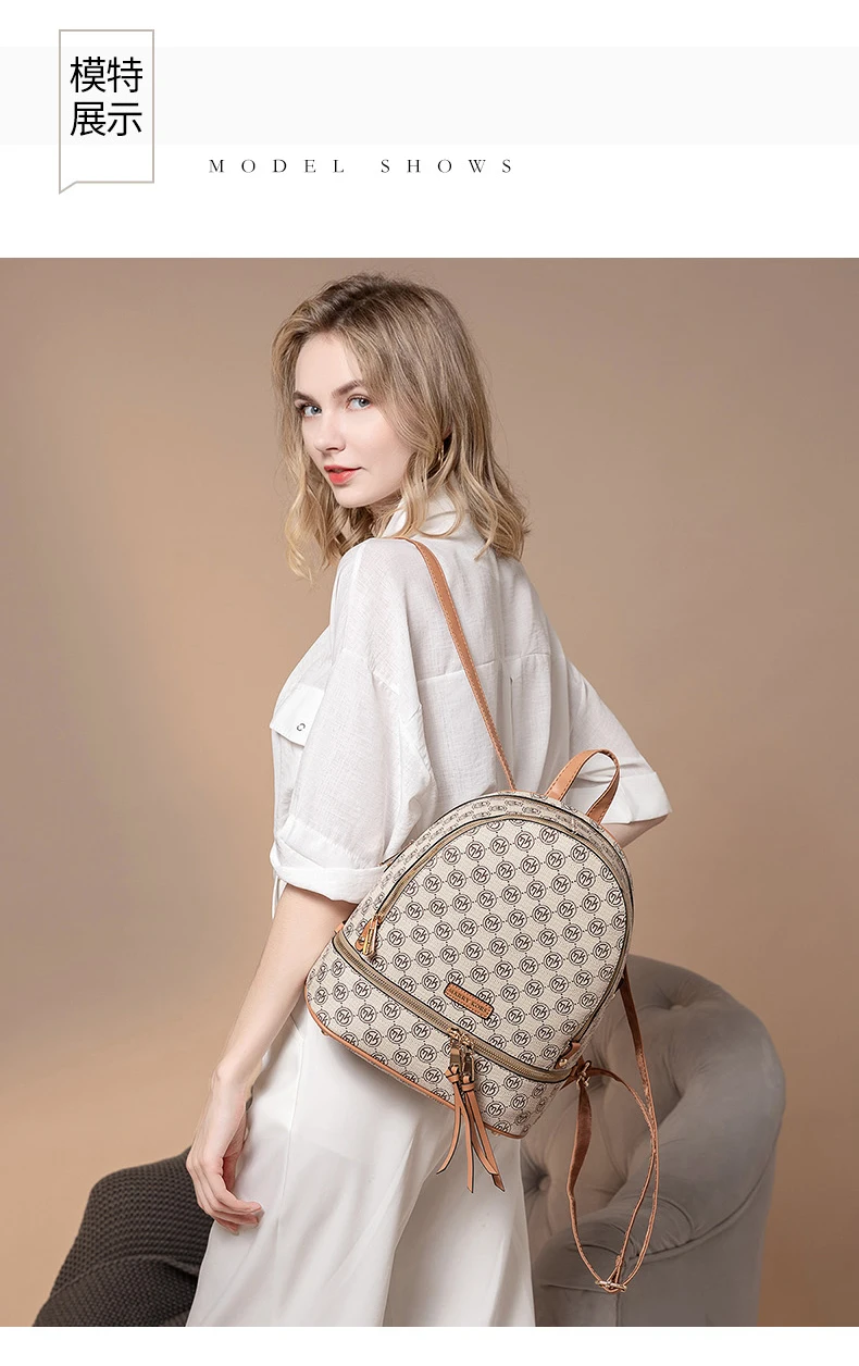 MARRY KORS кожаный женский рюкзак MK школьные сумки для девочек-подростков стильный студенческий рюкзак женский рюкзак Mochilas Feminina