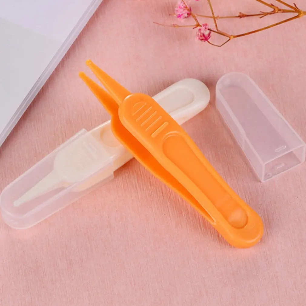 Baby Dig Booger клип Младенцы чистые уши Нос пупка безопасный Пинцет безопасные щипцы