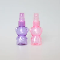 hot sale 1pc mini cartoon plastic storage container transparent 30ml empty spray bottle for traveling cosmetic perfume atomizer