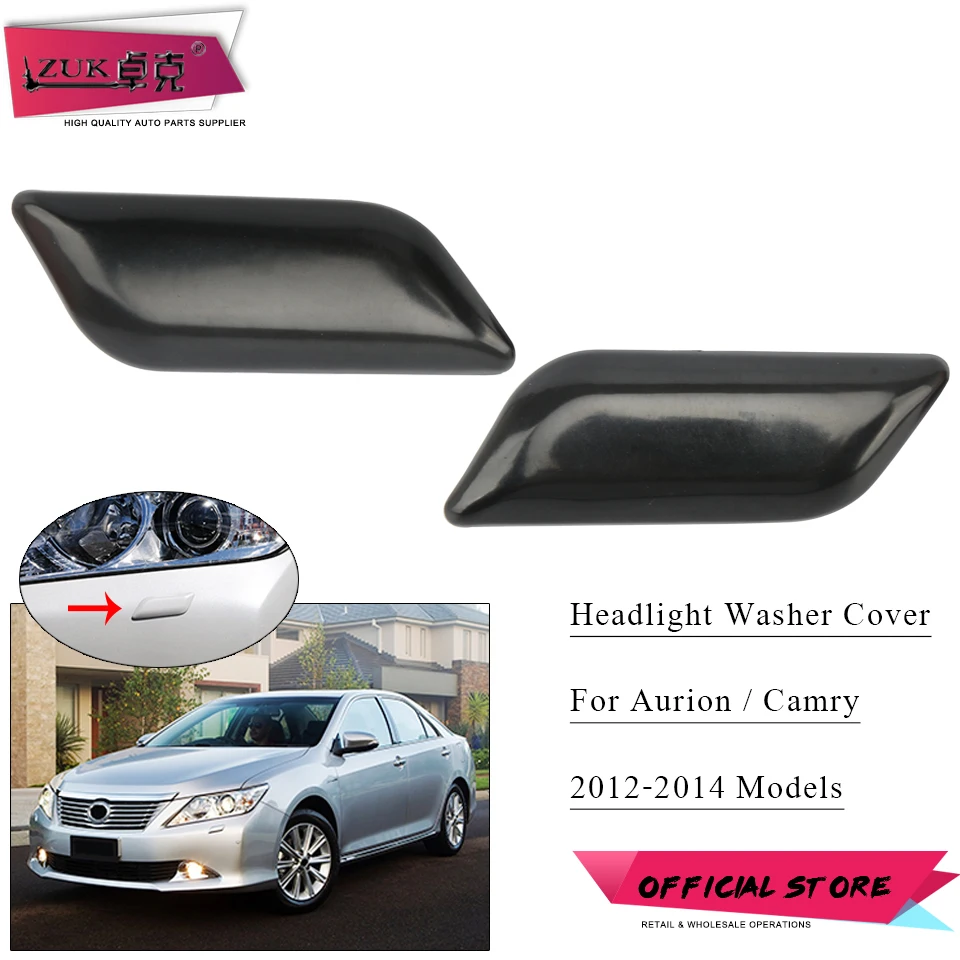ZUK для TOYOTA CAMRY AURION 2012 2013 2014 передняя фара Омыватель крышка насадки без краски 85045