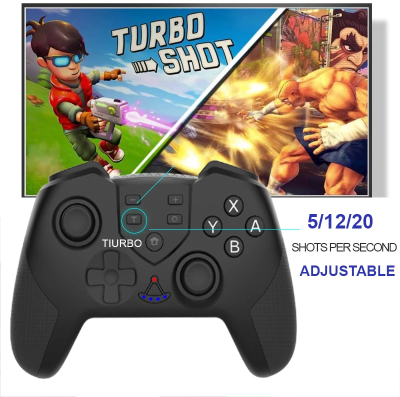 Wireless Bluetooth-compatible Gamepad For N-Switch Video Game USB Joystick Controller Switch Console With 6-Axis | Электроника
