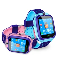 q12b child smart watch boy girl smartwatch sos emergency call gps positioning watch ip67 waterproof 2g sim card camera clock