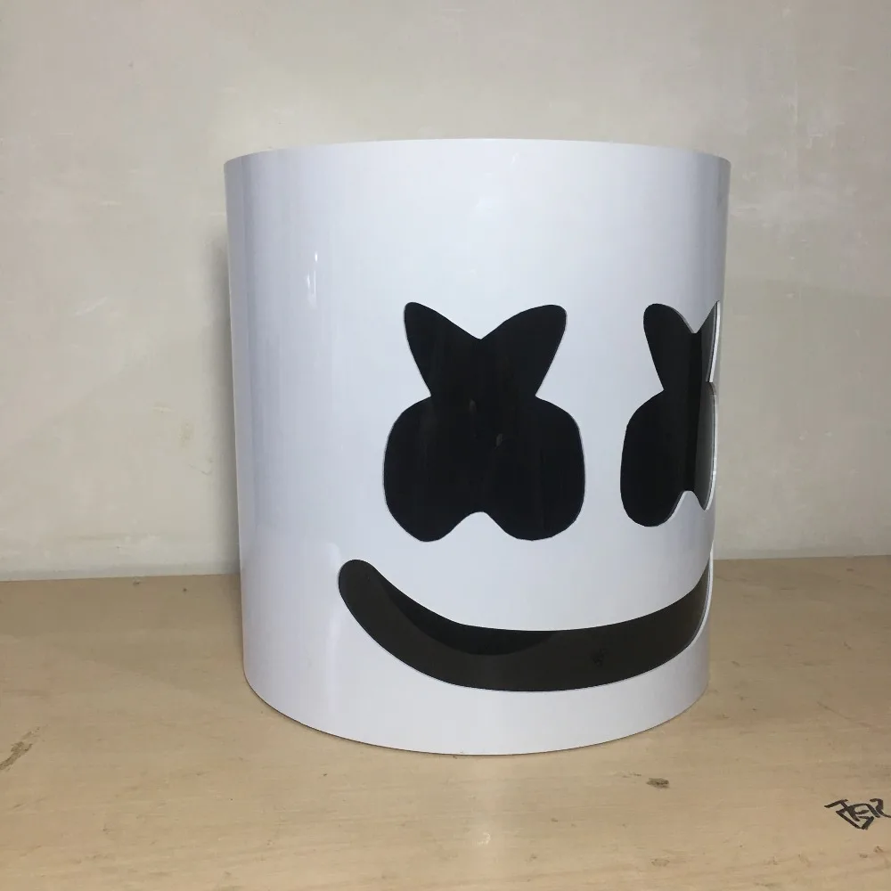 ПВХ DJ Marshmallow маска Marshmello шлем ночной клуб Диско сценическое шоу Танцевальное представление высокое качество
