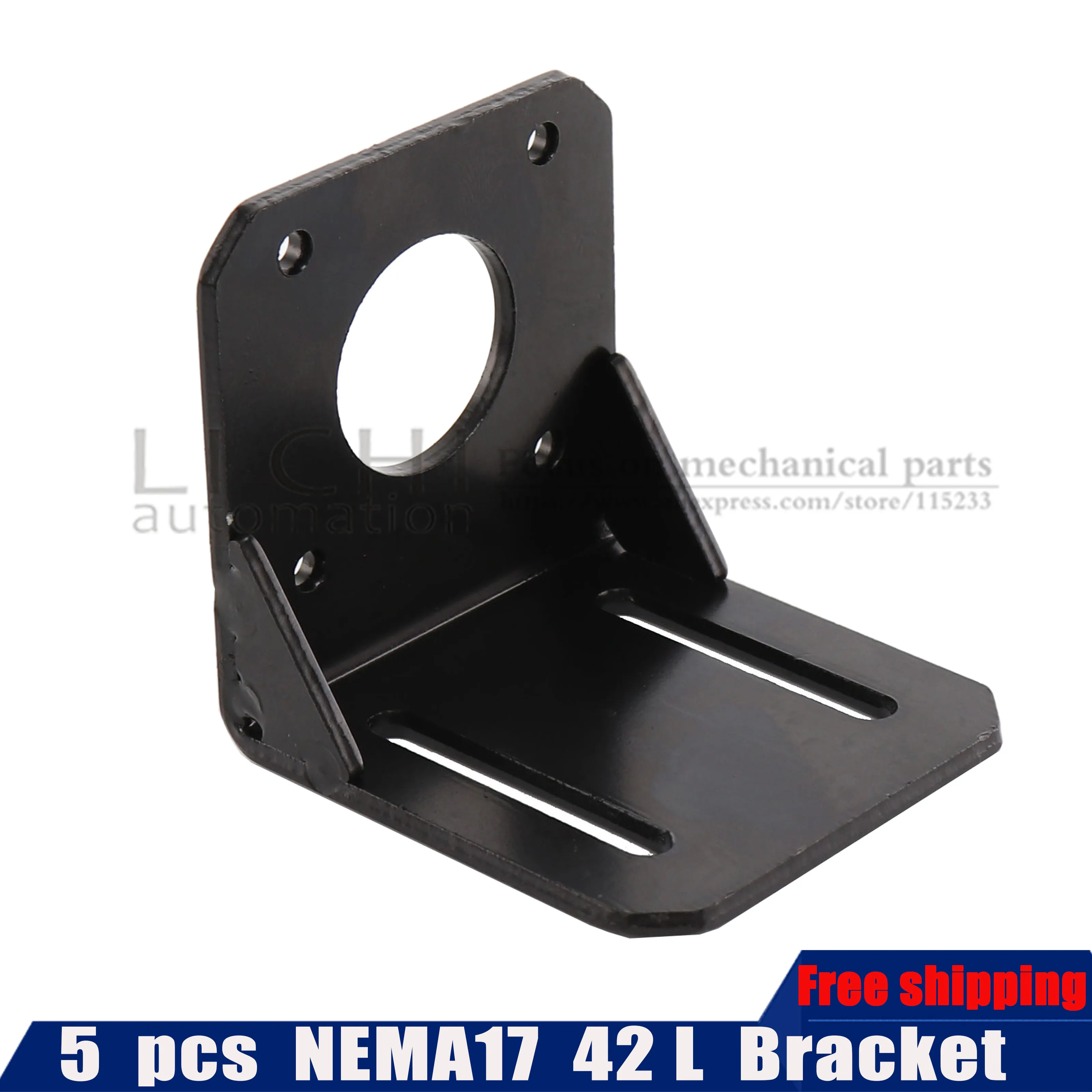 

5pcs NEMA17 stepper motor for stepper motor Mounting L Bracket Mount Step Stepping Stepper Motor
