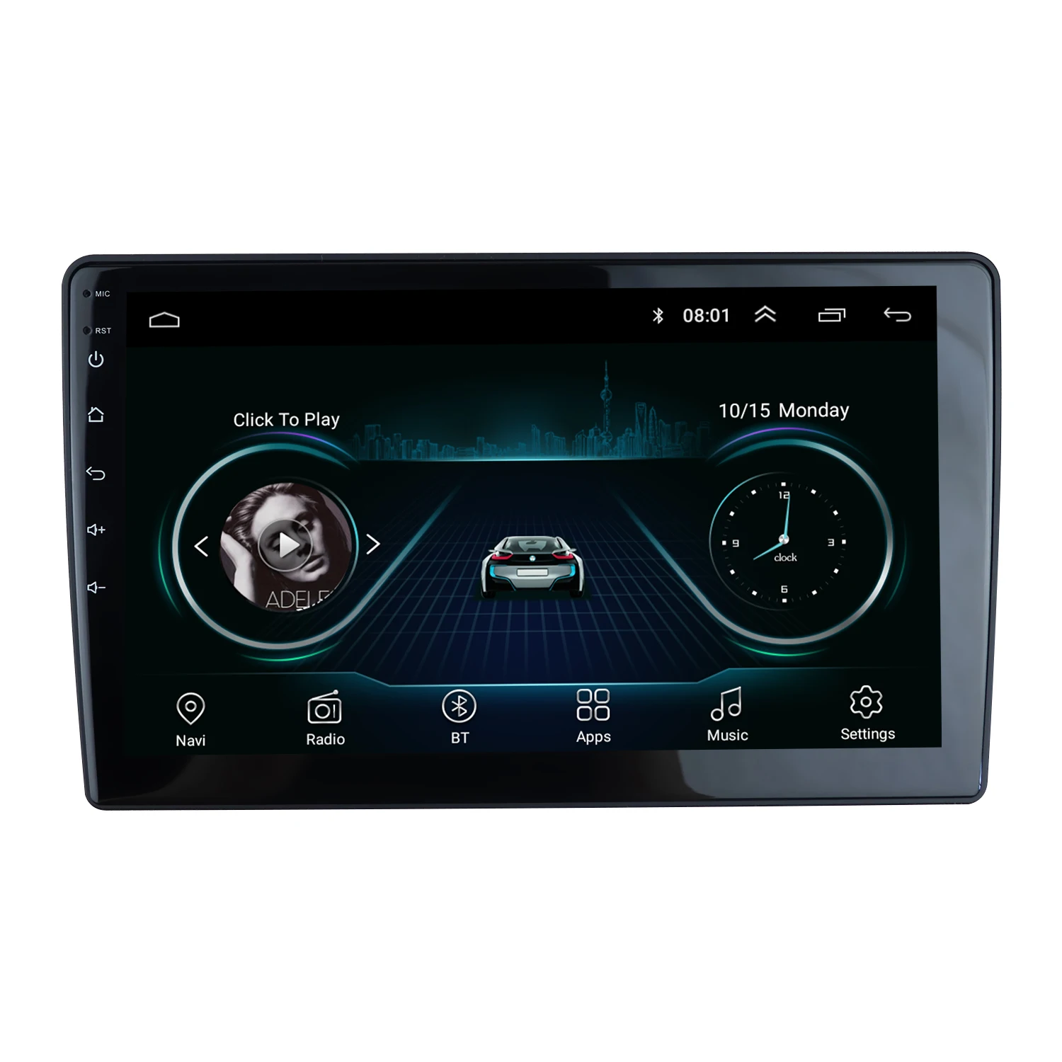 Автомобильный радиоприемник Fascia подходит для HONDA BRIO 2012 10 1 дюйма двойная Din рамка