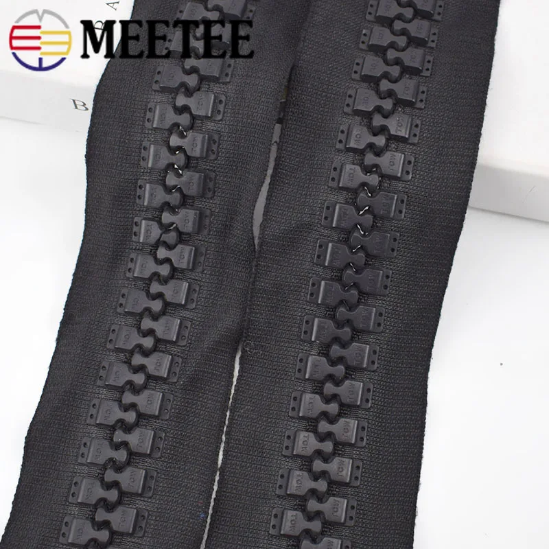 Meetee 1meter 30# Resin Zipper with Slider Extra Wide Outdoor Tent Bag Clothing Sew DIY Handmade Decoration Accessories AP654 | Дом и сад
