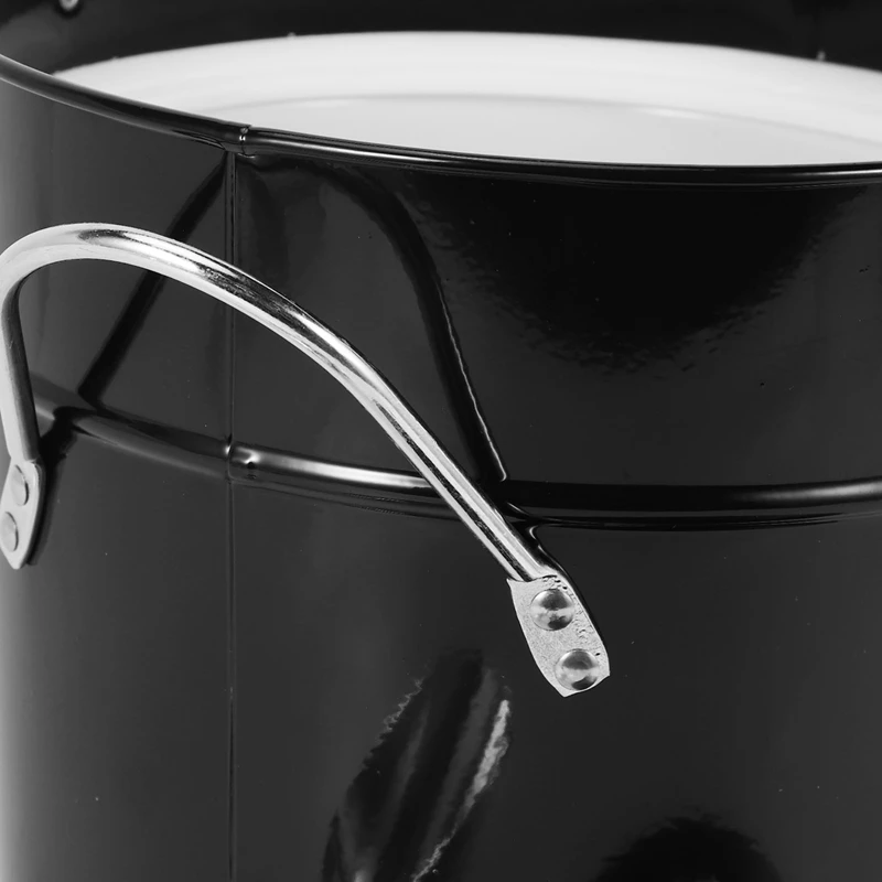 

Thickened Tin Bucket with Lid Ice Bucket Portable Round Small Ice Bucket Bar Beer Bucket Ice Cube Container