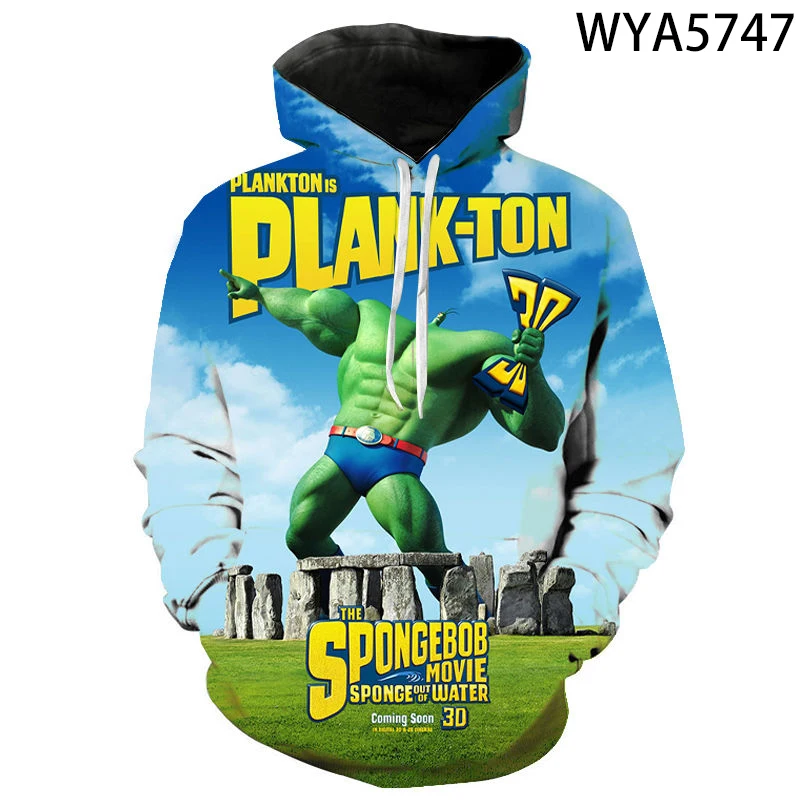 

Spring New Style 3D Printing Pai Daxing Men's Hoodie, Children's Fashion Casual Cartoon Anime Pullover Sweater