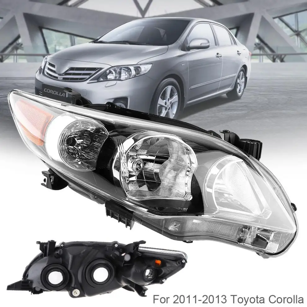 Прочная Водонепроницаемая Автомобильная правая боковая фара 12 В для Toyota Corolla