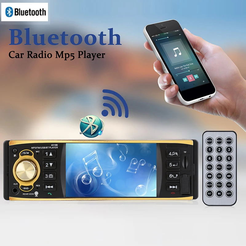 LTBFM автомобильное радио 1 din 4019B FM Авто аудио стерео MP5 Автомобильный плеер Bluetooth