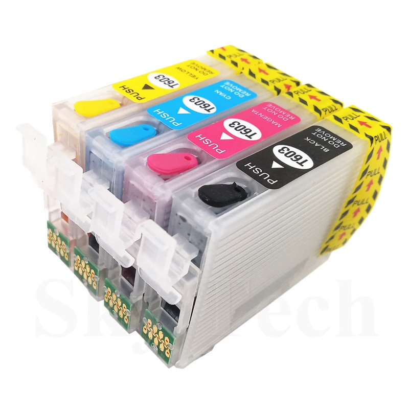 T603XL T603 603 многоразовый картридж с дугой для Epson XP 2100 2105 3100 3105 4100 4105 WF 2810 2850|universal refill