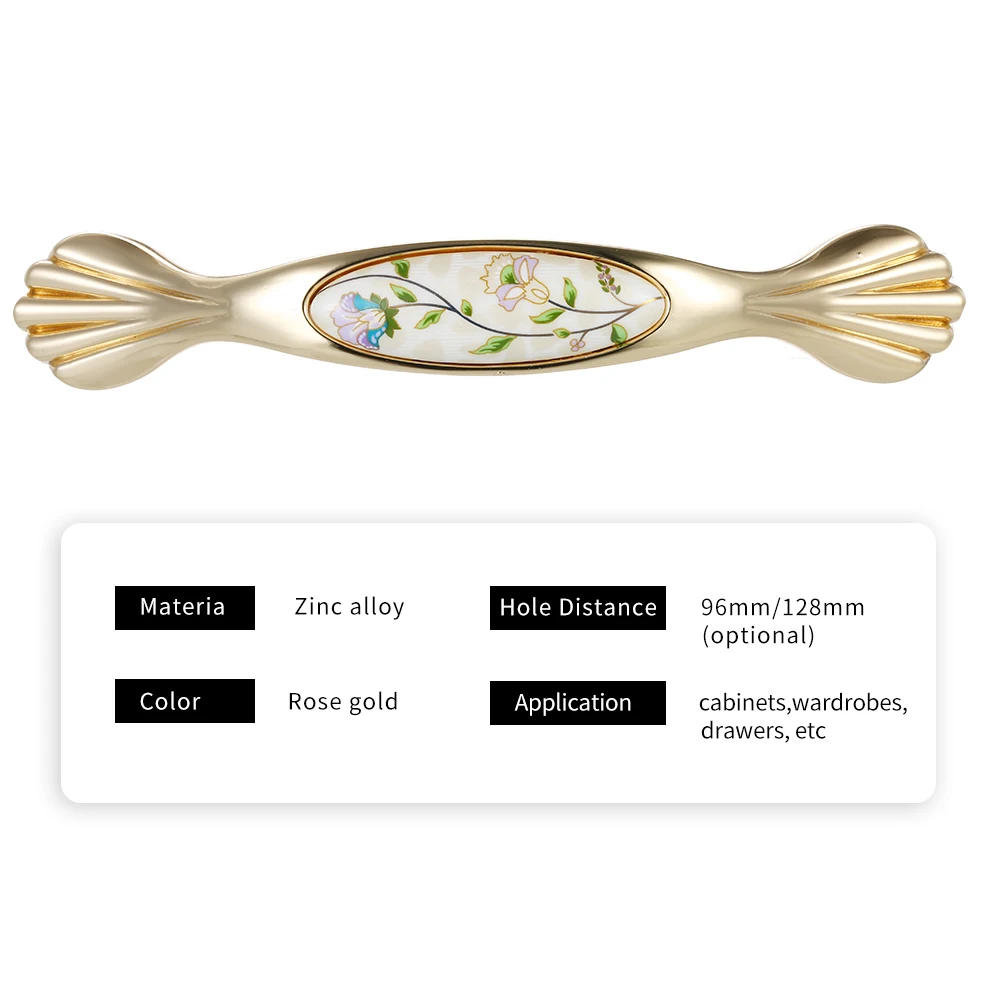 Ручки для шкафа дверные ручки керамика из сплава на основе цинка Мебель Потяните
