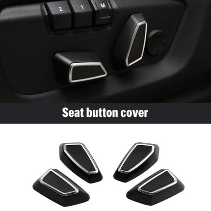 

For BMW 5 serie F10 F11 F18 520i 528i 535i 550i xDrive 2011-2017 chrome Seat button cover 4pcs