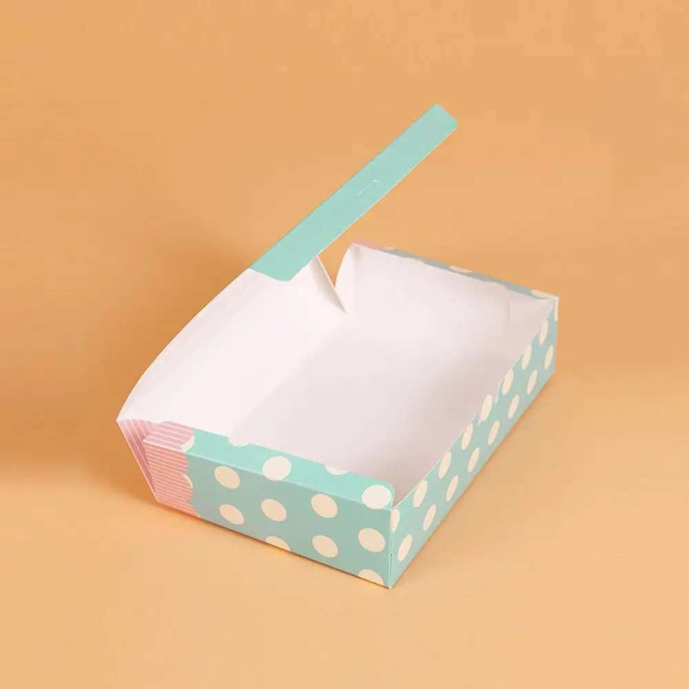 10 шт. набор бумажных коробок для торта печенья кексов пирожных затяжек фруктов