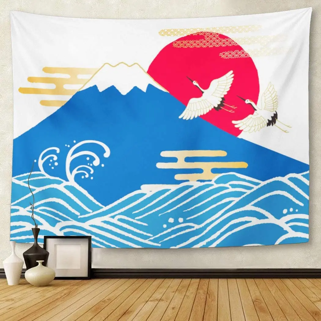 Гобелен океан первый восход солнца в Японии солнце серфинга гобелены настенные