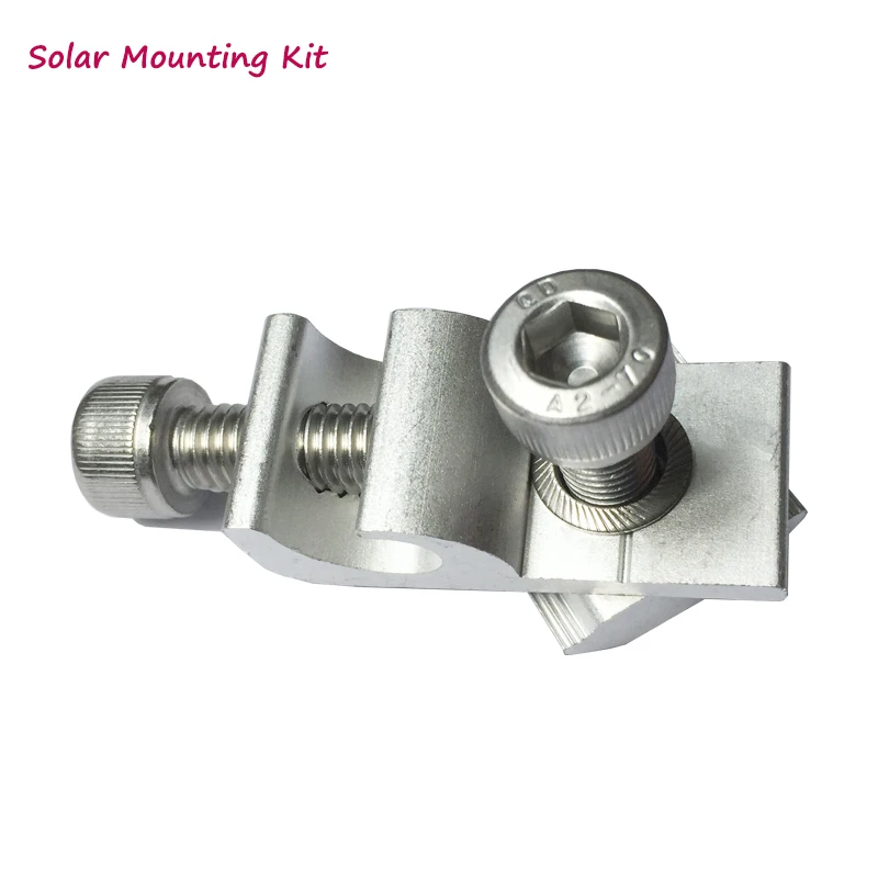Солнечный Монтажный заземляющий выступ алюминиевый Заземляющий зажим с винтами