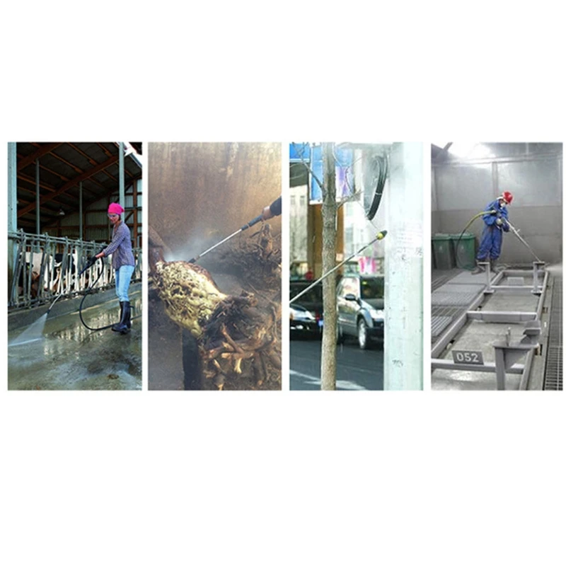 

Turbo Pressure Washer Rotating Turbo Nozzle Rotatable Design Washer Accessories for Cleaning Brick Concrete T3EF