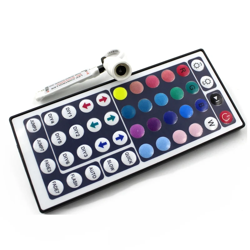 Светодиодный мини контроллер 5 в пост. Тока 12 В 24 6A 44Key RGB ИК пульт дистанционного