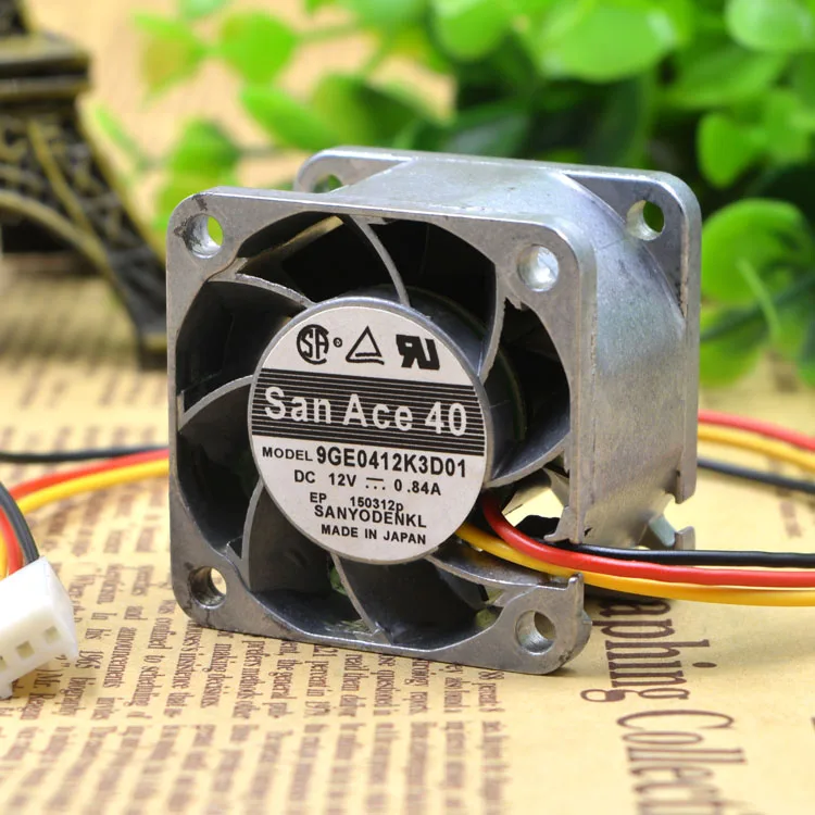 Новинка 4 см 4028 9GE0412K3D01 12V 0.84A защиты электродвигателя Вентилятор охлаждения