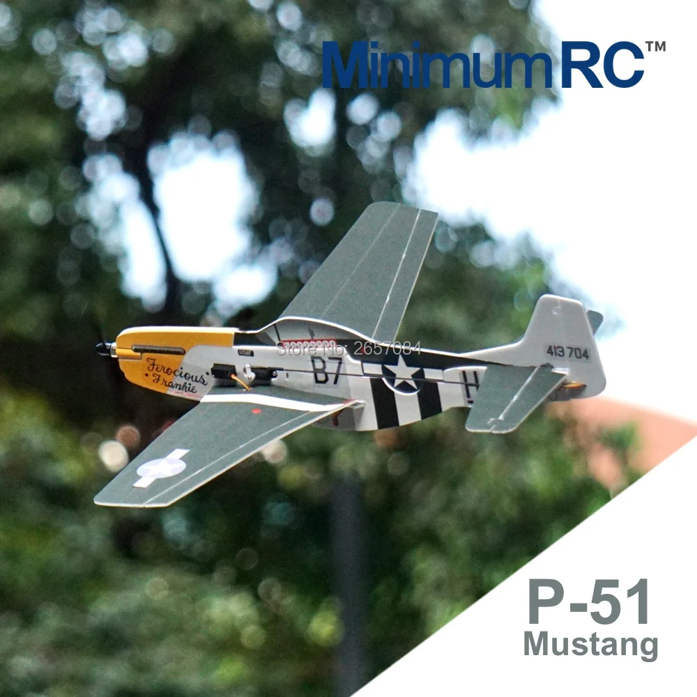 Молекулярная...... P-51 Mustang 360mm размах крыльев 4 канала тренажер с неподвижным крылом