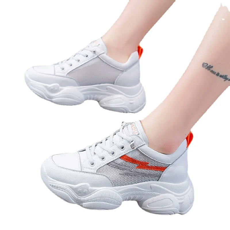 

New Arrival Dad Shoe for Women Spring Lightweight Soft Soled Breathable Casual Student Sneakers Lady Shoes Women Summer