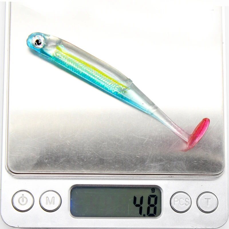 5 шт. PVA мягкие приманки для рыбалки 5G 9 см воблеры резиновые рыба стример морская