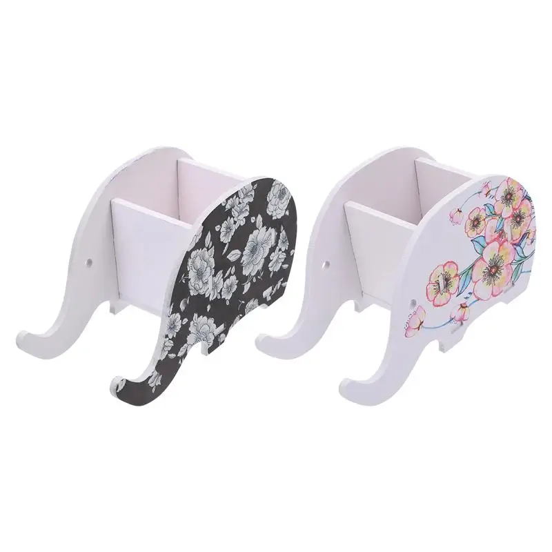

2pcs Creative Elephant Stationery Container Phone Holder Adorable Pen Container