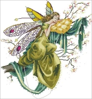 25 md80 lilly of the woods counted cross stitch 11ct 14ct 18ct diy cross stitch kits embroidery needlework sets