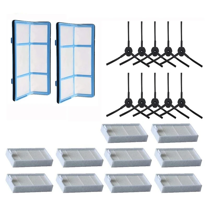 

22PCS Vacuum Cleaner Accessories Filter Main Brush Cover Fit for Ilife V55 Pro V5S Pro Robot Cleaning Brush Replacement