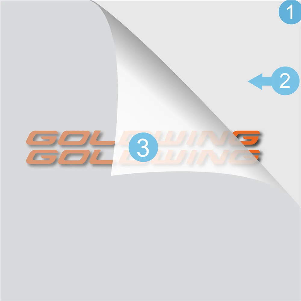 

Stickers Motorcycle Bicycle Fuel Tank Sticker Wheel Helmet MOTO Waterproof Reflective Logo Decal For HONDA GOLDWING goldwing