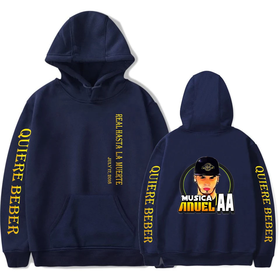 Anuel AA Стиль Знаменитостей Толстовка для мужчин и женщин