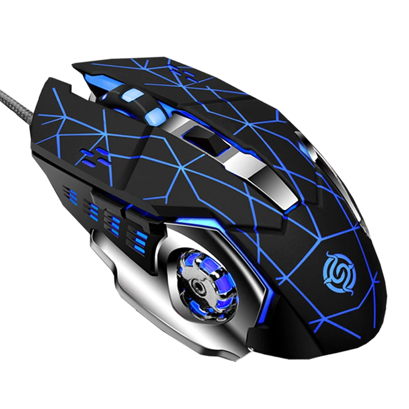 Проводная USB-мышь для ПК 4 уровня DPI 1200/1600/2400/3200 6 кнопок | Компьютеры и офис