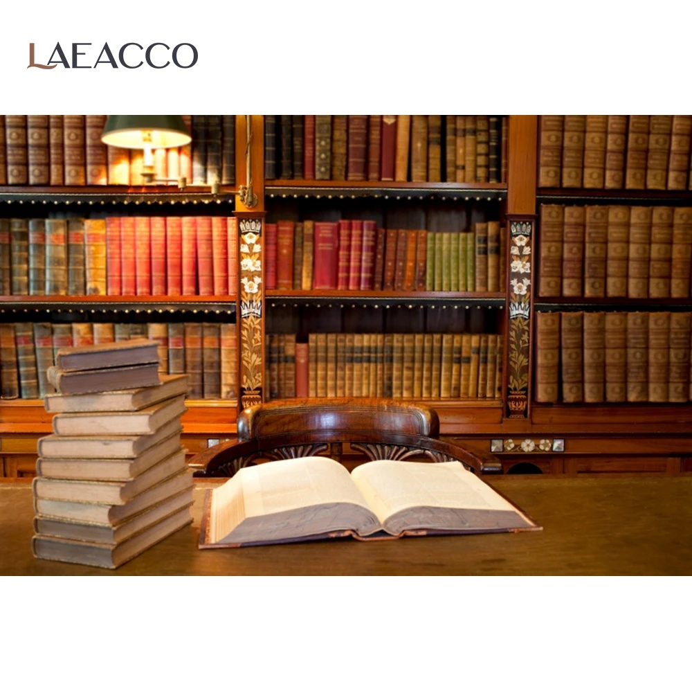 Laeacco внутренние фоны для фотосъемки с изображением библиотеки книжной полки КНИГ