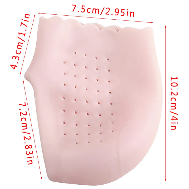 

1 Pair Soft Silicone Foot Chapped Care Tool Moisturizing Gel Heel Socks Cracked Skin Foot Heel Protective Cover