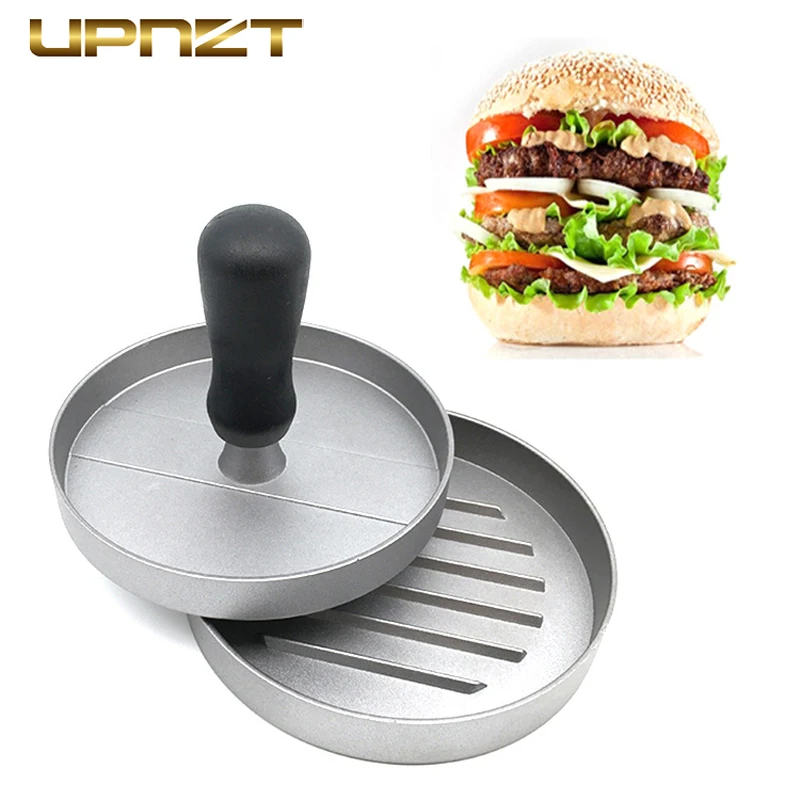 Высокое качество круглая форма гамбургер пресс алюминиевый сплав 11 см мясо