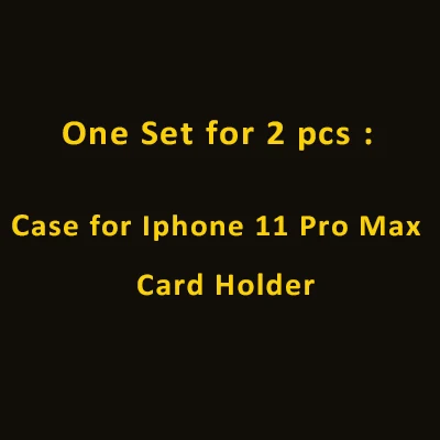 For Iphone 11Pro Max Hiram Beron сделай свой собственный бумажник для карт чехол croco с узким карманом для карт Рождественский подарок Прямая поставка - Цвет: For Iphone 11Pro Max