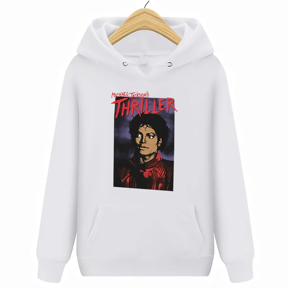 Hoodie white В стиле Майкла Джексона, футболка-Триллер крупным планом Официальный Old Skool hooligans печатных Для мужчин футболка короткий рукав Забавные футболки - Цвет: Hoodie white