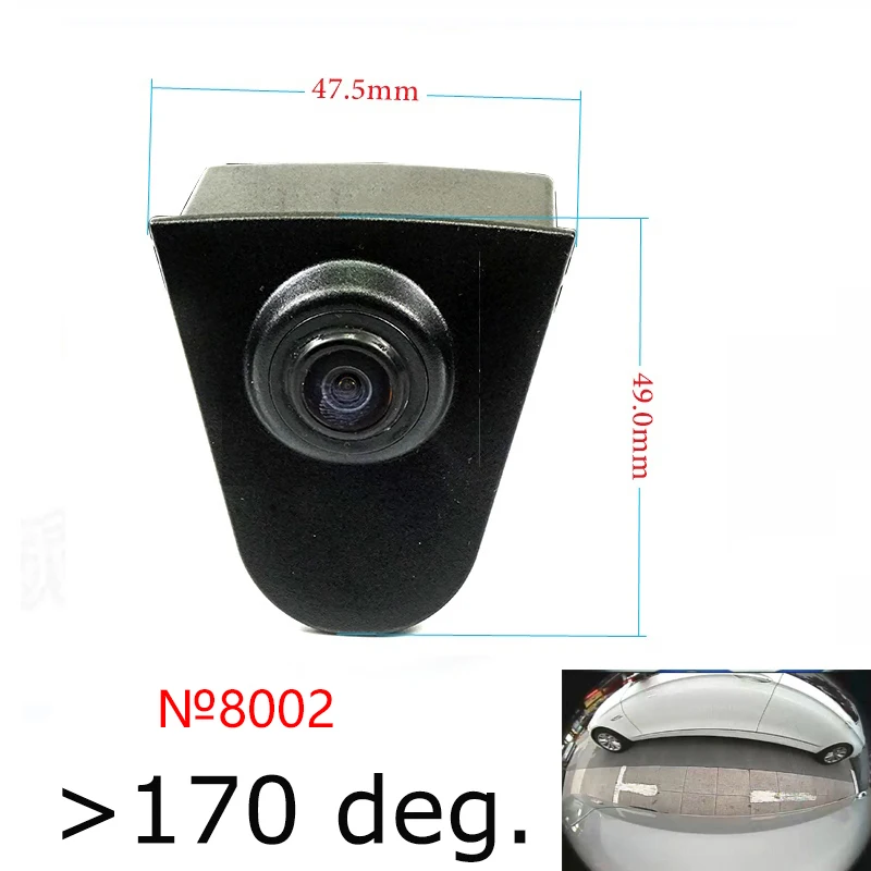 8002sonyccd fisheye Для sony CCD автомобиля логотип фронтальная камера для Honda CRV accord для Civic city Fit Логотип Embeded камера ночного видения водонепроницаемый - Название цвета: 8002sonyccd fisheye