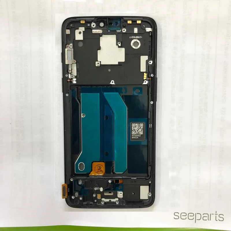 TFT для Oneplus 6 ЖК-экран Сенсорная панель сборка One plus 6 ЖК-дисплей дигитайзер дисплей+ рамка OnePlus 6 ЖК