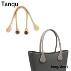 2020 TANQU новая длинная короткая круглая однотонная холщовая ручка для Obag Классическая мини-сумка O Женская сумка через плечо