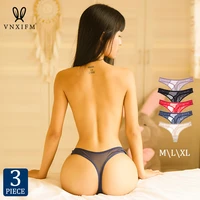 3 pcslot brand ladies transparent underwear sex appeal lace mesh beach thong sports fitness low waist seamless briefs t pants