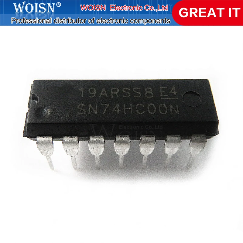 5 шт./лот SN74HC00N 74HC00 SN74HC00 DIP-14 ворота Quad Core 2-Вход новый оригинальный в наличии -