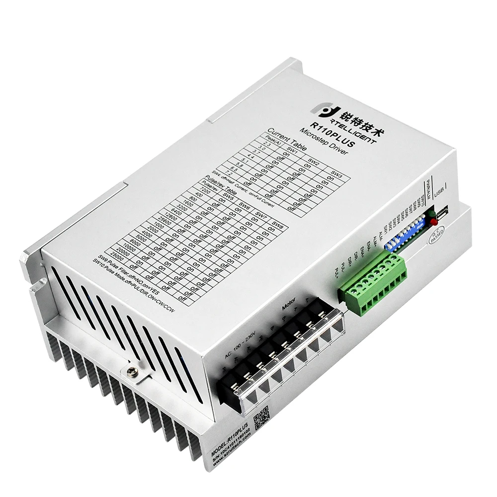 Драйвер шагового двигателя Rtelligent Nema 42 43 100 ~ 110 В переменного тока высокое