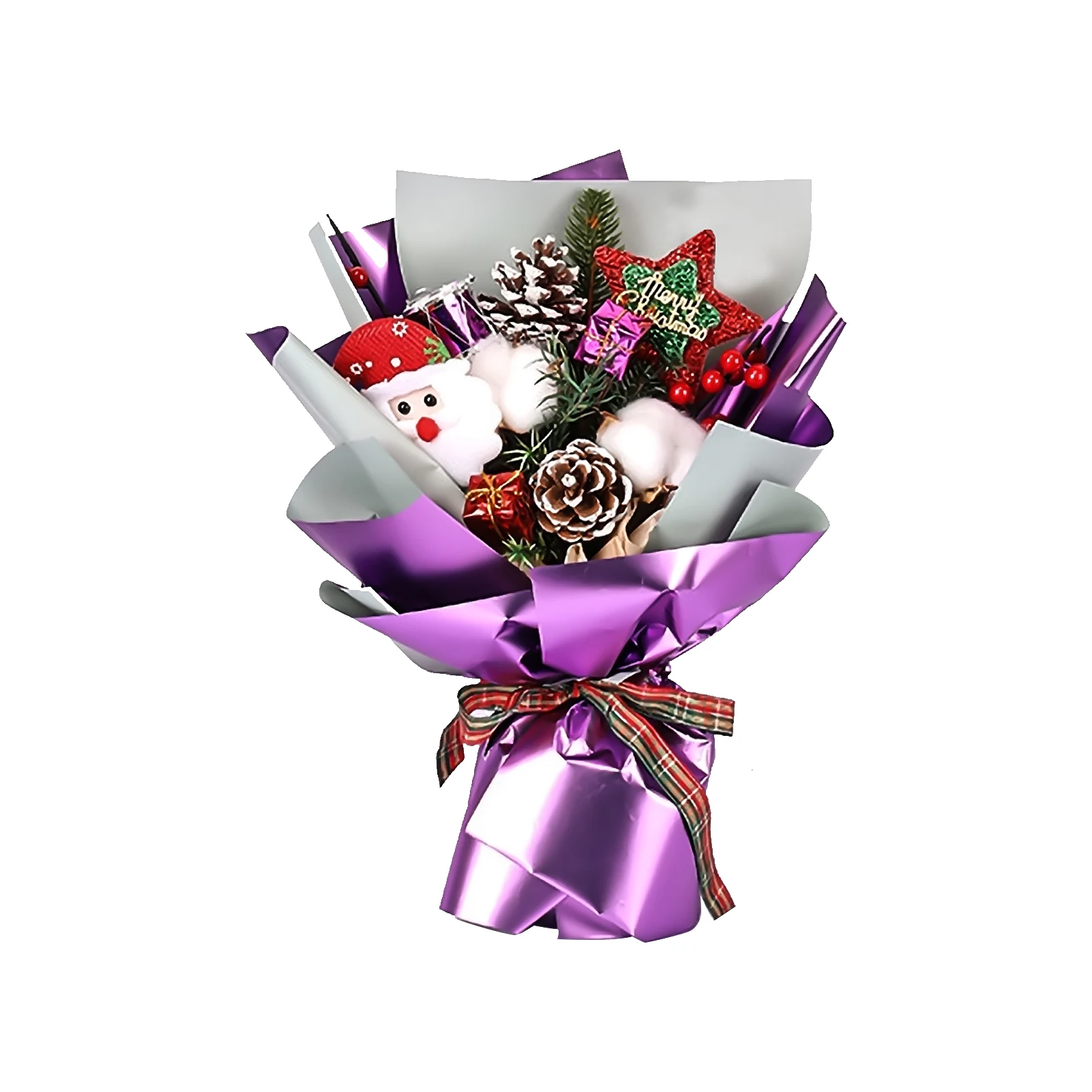 

Artificial Flowers Decorative Safe Xmas Artificial Flower Bouquet for Valentine's Day